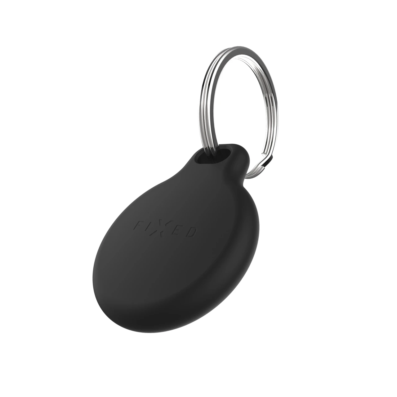 Silikonové pouzdro FIXED Silky pro Apple AirTag, černá