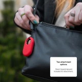 Silikonové pouzdro FIXED Silky pro Samsung SmartTag2, bílá