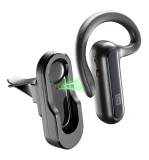 Bluetooth headset Cellularline CAR FLAT včetně nabíjecí základny do auta, černá
