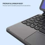 Pouzdro s bezdrátovou klávesnicí FIXED Typee Alu pro Apple iPad Pro 11" (2018-2022)/iPad Air (2020-2026), CZ, černá