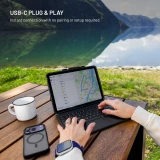 Pouzdro s USB-C klávesnicí FIXED Typee Enduro pro Apple iPad Pro 11" (2018-2022)/iPad Air (2020-2026), CZ, černá