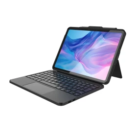 Pouzdro s USB-C klávesnicí FIXED Typee Enduro pro Apple iPad Pro 11" (2018-2022)/iPad Air (2020-2026), CZ, černá