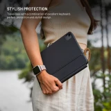 Pouzdro s bezdrátovou klávesnicí FIXED Typee pro Apple iPad Pro 12,9" (2018-2022)/iPad Pro 13"/iPad Air 13", CZ, černá
