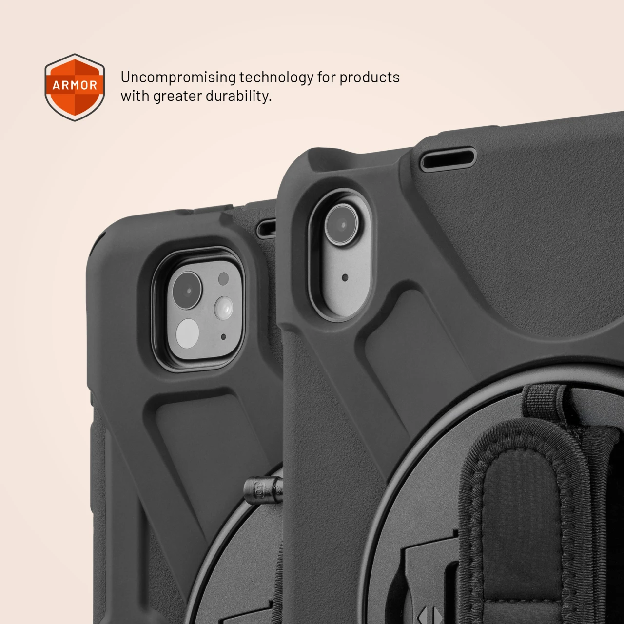 Odolné pouzdro se stojánkem FIXED Rugged Tab Case pro Samsung Galaxy Tab A11+, černá