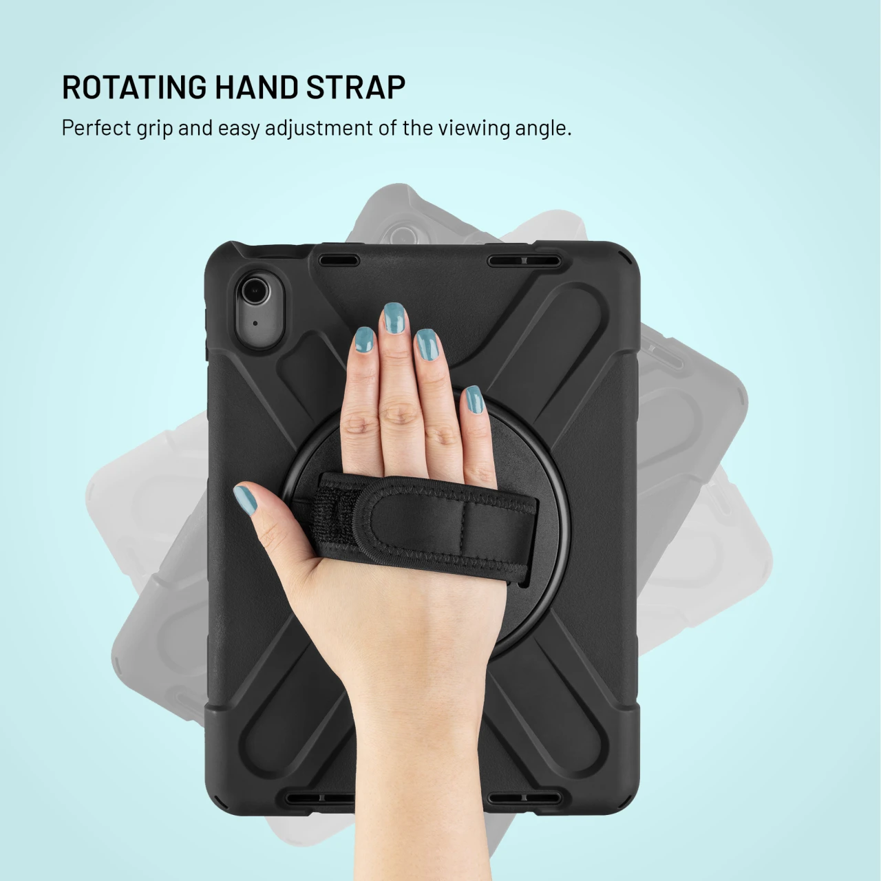 Odolné pouzdro se stojánkem FIXED Rugged Tab Case pro Samsung Galaxy Tab A11, černá
