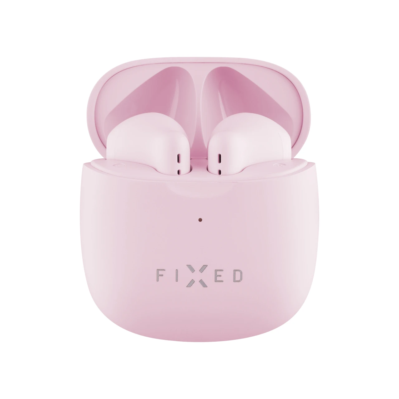 Bezdrátová TWS sluchátka FIXED Pods, růžová