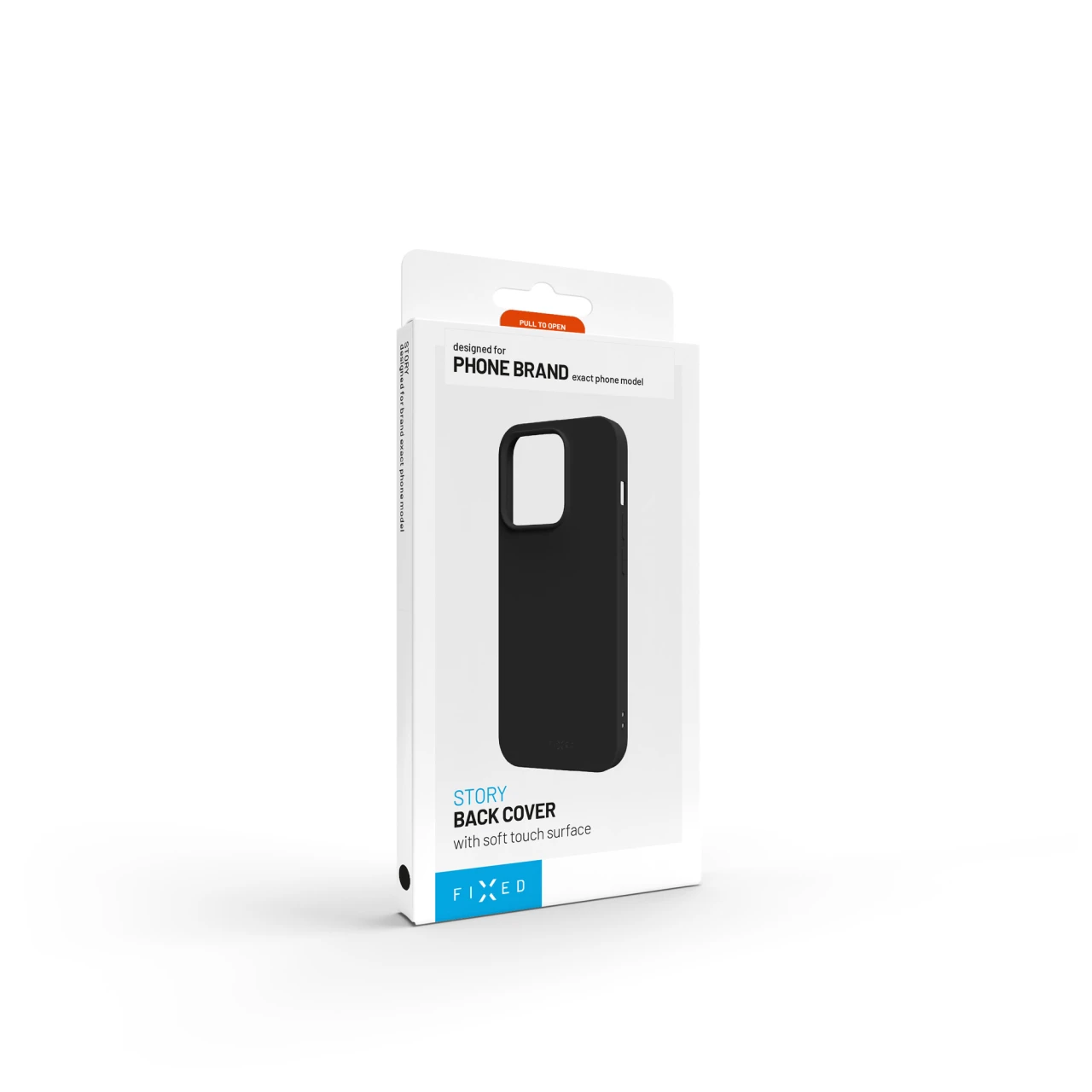 Zadní pogumovaný kryt FIXED Story pro Xiaomi Redmi Note 17 5G, černý