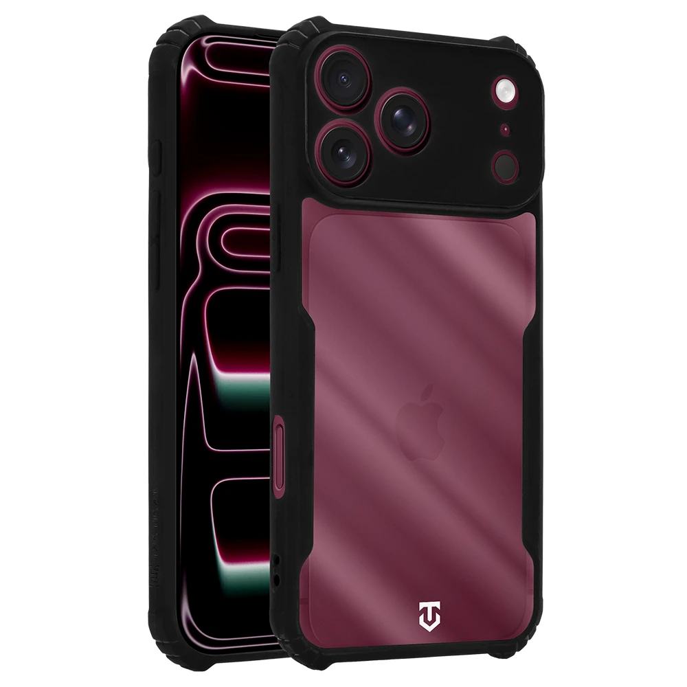 Tactical Quantum Stealth Kryt pro Apple iPhone 18 Pro Max/17 Pro Max Clear/Black