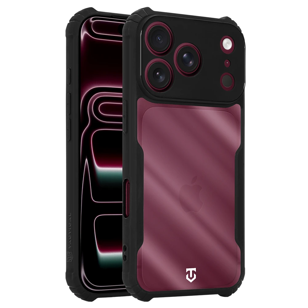 Tactical Quantum Stealth Kryt pro Apple iPhone 18 Pro/17 Pro Clear/Black