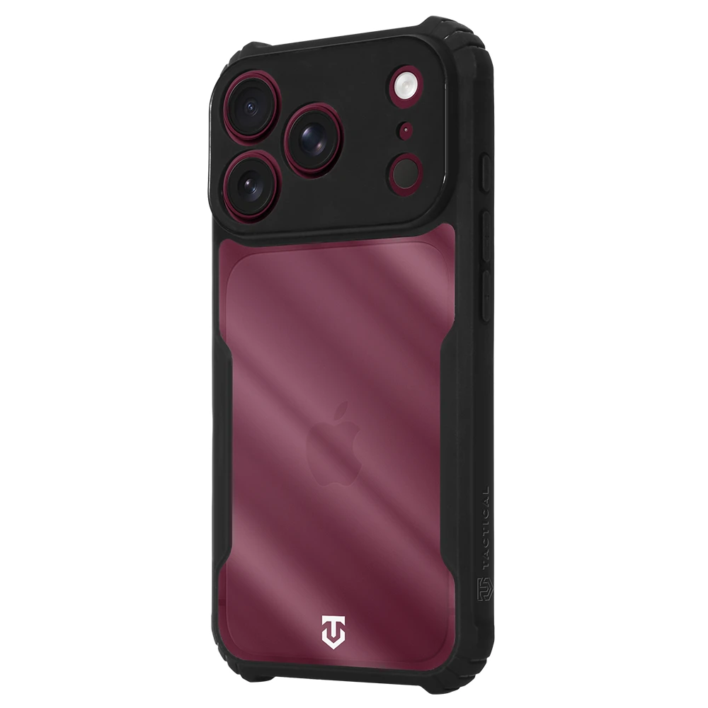 Tactical Quantum Stealth Kryt pro Apple iPhone 18 Pro/17 Pro Clear/Black