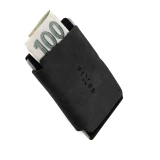 Kožená peněženka FIXED Tiny Wallet z pravé hovězí kůže, černá