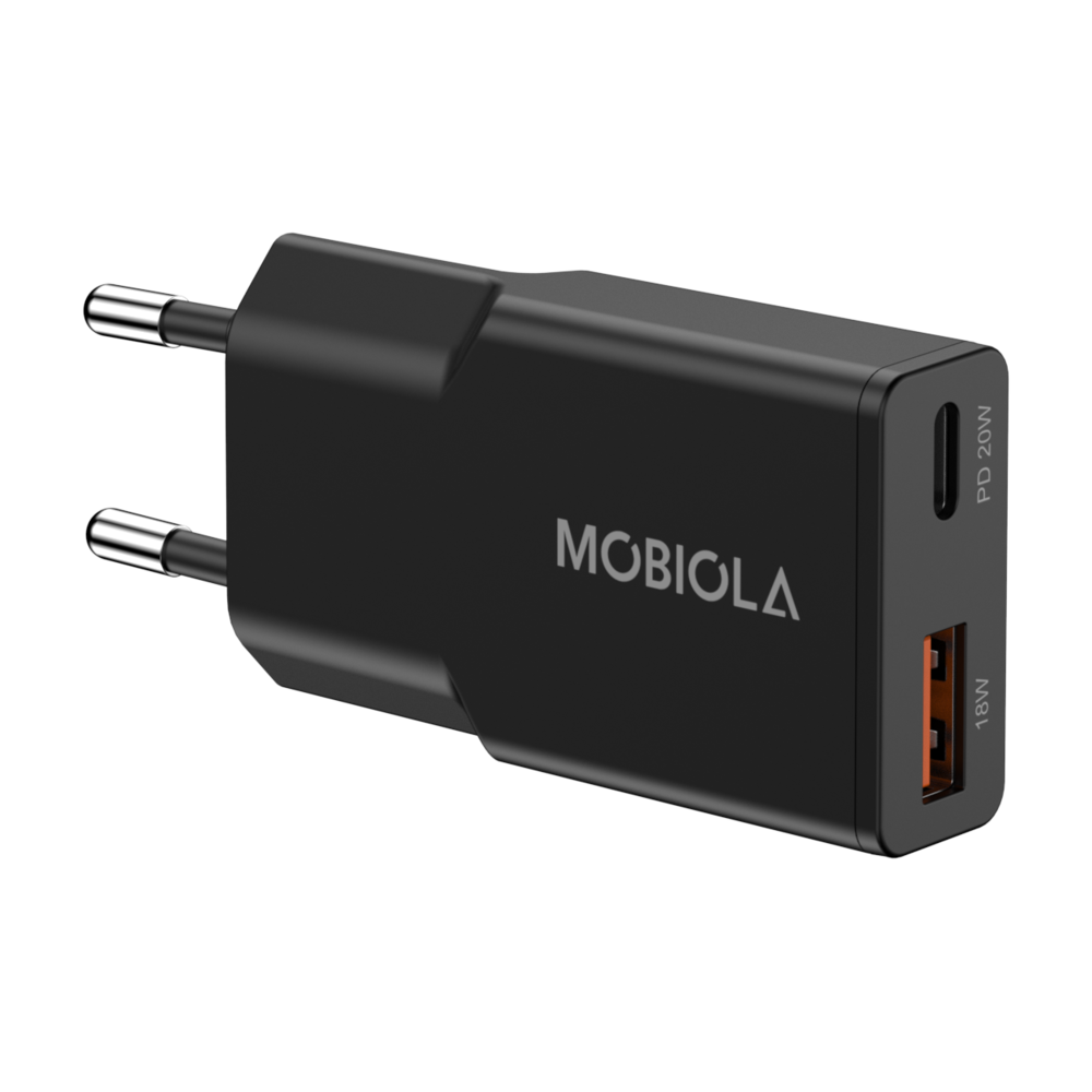 Nabíjecí adaptér MOBIOLA 20W (USB-A+USB-C)