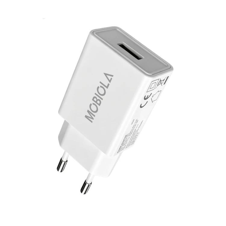 Nabíjecí adaptér MOBIOLA 5W USB-A, bílá