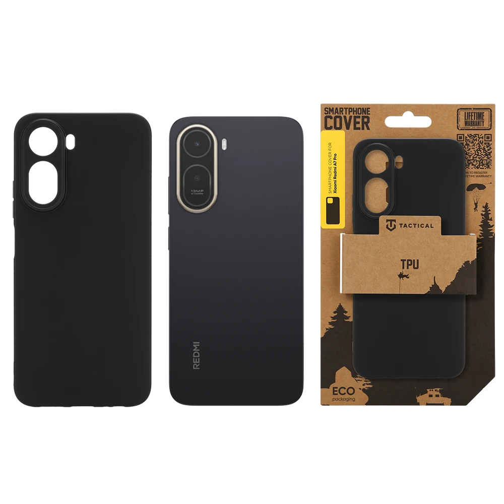 Tactical TPU Kryt pro Xiaomi Redmi A7 Pro Black