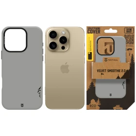 Tactical MagForce Velvet Smoothie 2.0 Kryt pro Apple iPhone 16 Pro Foggy