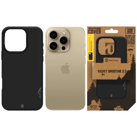 Tactical MagForce Velvet Smoothie 2.0 Kryt pro Apple iPhone 16 Pro Asphalt