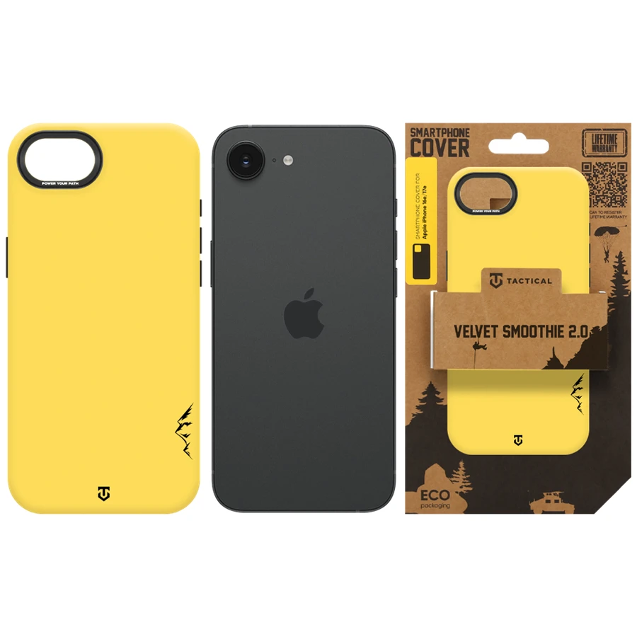 Tactical MagForce Velvet Smoothie 2.0 Kryt pro Apple iPhone 16e/17e Banana