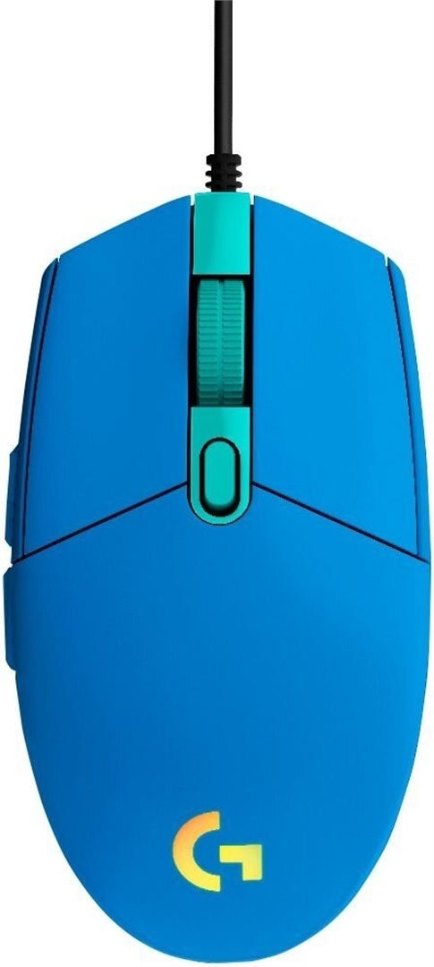 Logitech G102 Lightsync/Herní/Optická/8 000 DPI/Drátová USB/Modrá