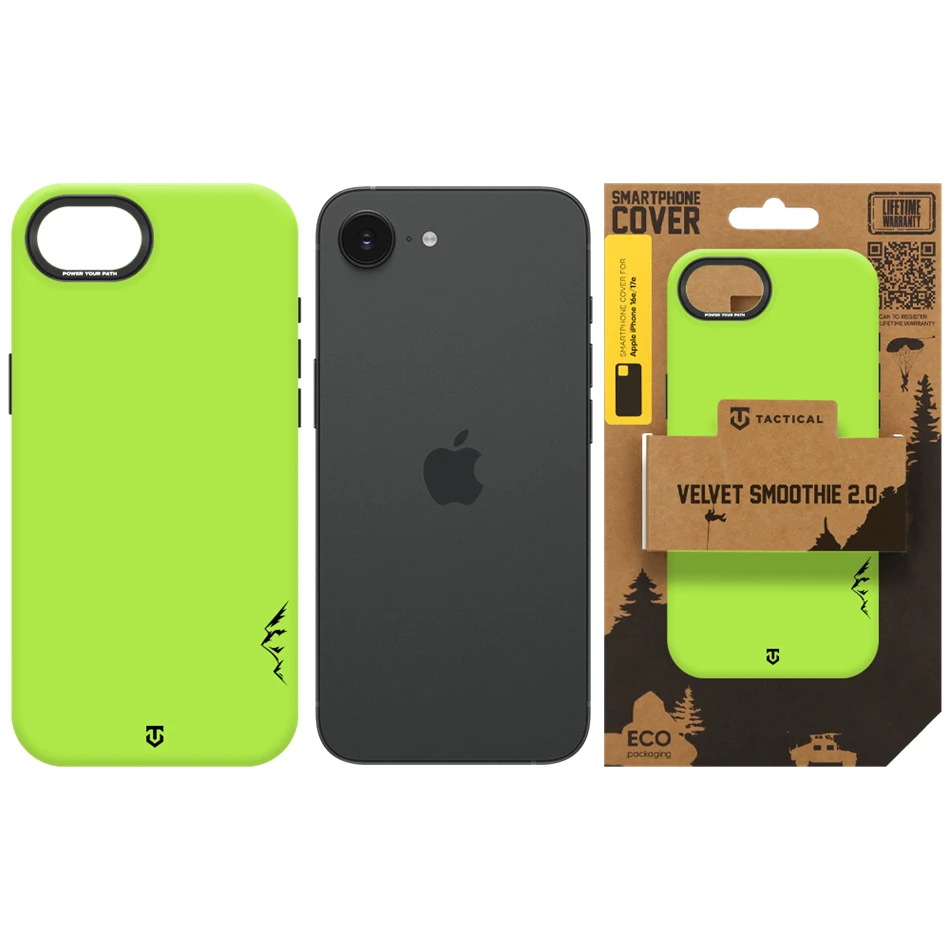 Tactical MagForce Velvet Smoothie 2.0 Kryt pro Apple iPhone 16e/17e Avocado
