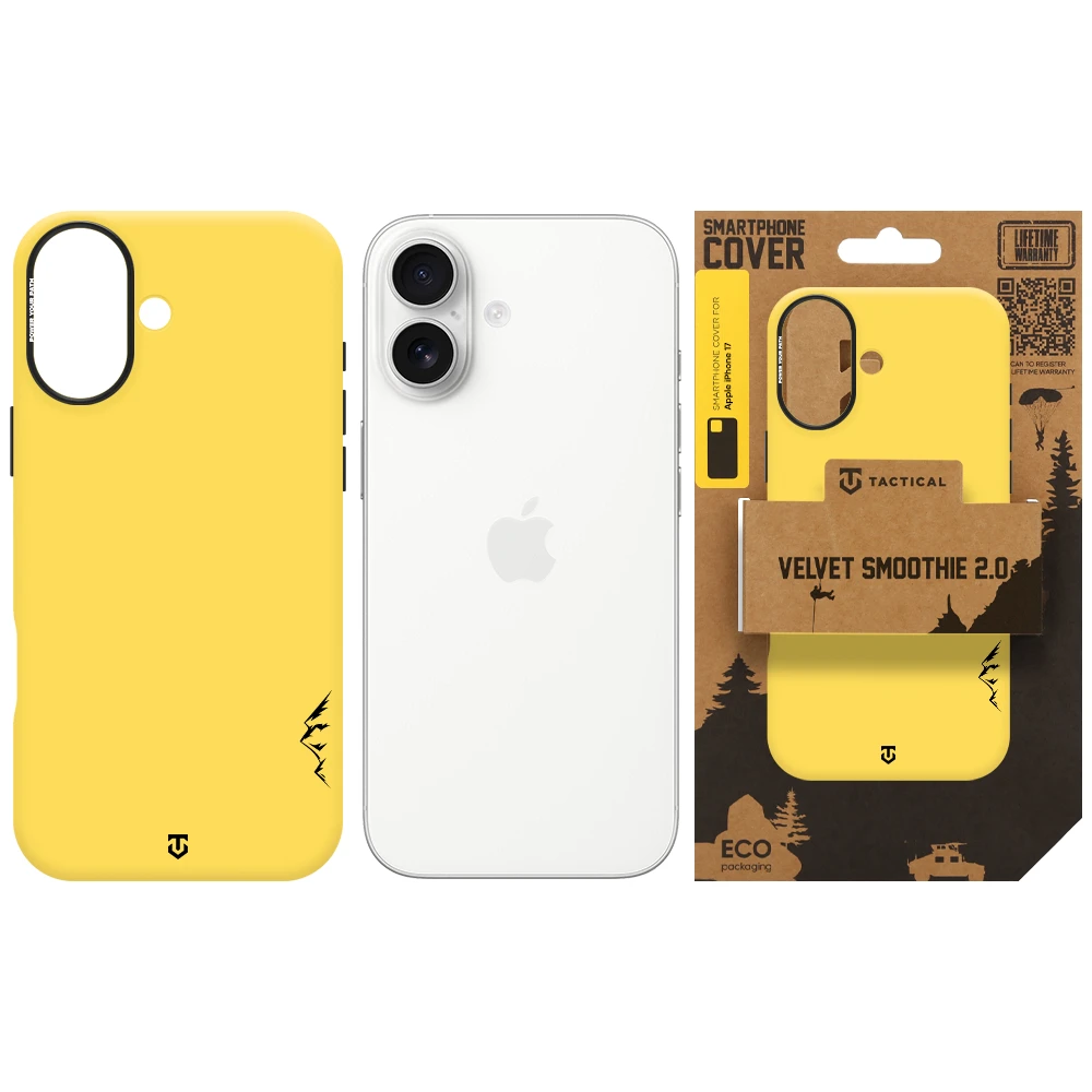 Tactical MagForce Velvet Smoothie 2.0 Kryt pro Apple iPhone 17 Banana