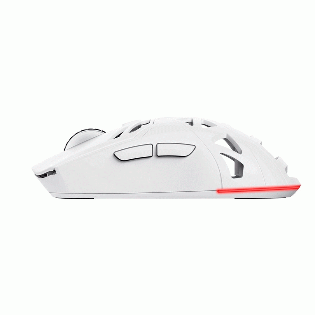 TRUST GXT932W VOLYX DUAL WIRLS MOUSE WHT