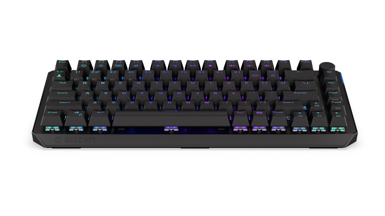 Endorfy Thock 75% Red, Drátové, Bezdrátové, US layout, černá