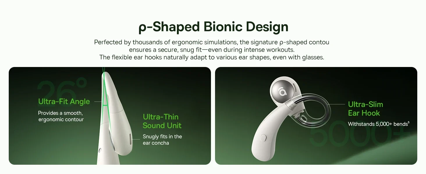 Bluetooth sluchátka Baseus Eli Sport 2 Open-Ear, černá