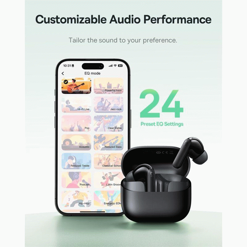 Bluetooth sluchátka Baseus Bass BP1 NC, černá