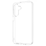 Silikonový kryt FIXED Story AntiUV pro Samsung Galaxy A18, čirá