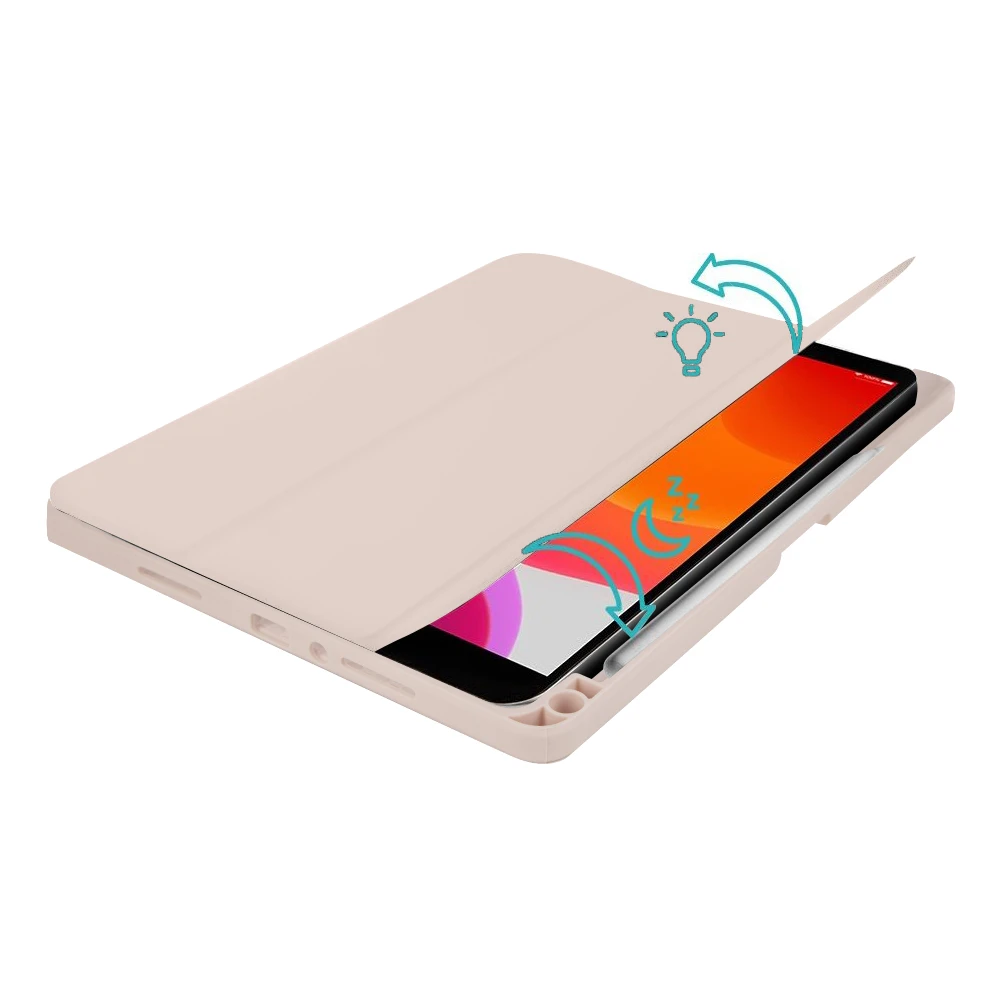OBAL:ME SolidTab Pouzdro pro Samsung Galaxy Tab S10 Lite/S9/S9 FE/S10 FE Blush