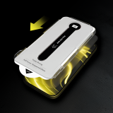 Tvrzené sklo Hammer Glass Xpress Protect pro Apple iPhone Air s instalačním rámečkem
