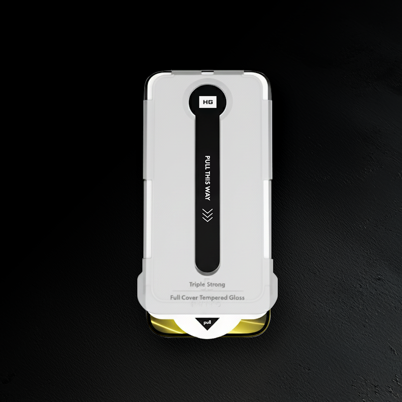 Tvrzené sklo Hammer Glass Xpress Protect pro Apple iPhone Air s instalačním rámečkem