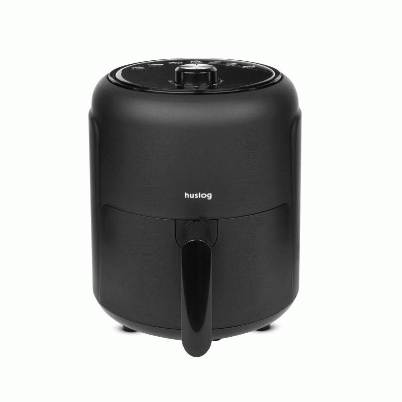 Horkovzdušná fritéza Huslog 1000W, objem 2,3l, černá