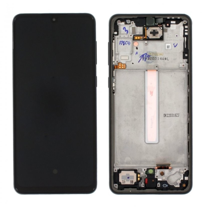 LCD display + dotyková deska + přední kryt pro Samsung Galaxy A33 5G, black ( TFT )