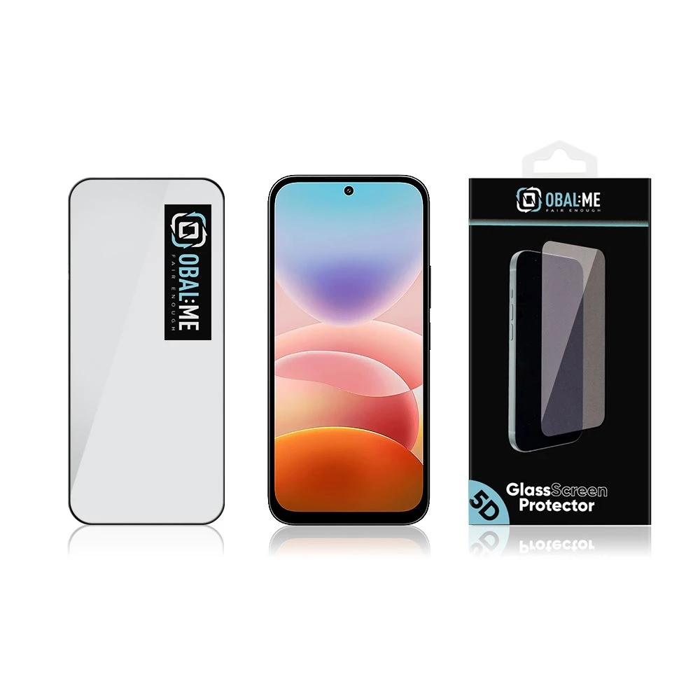 OBAL:ME 5D Tvrzené Sklo pro Xiaomi Redmi 17 4G/5G Black