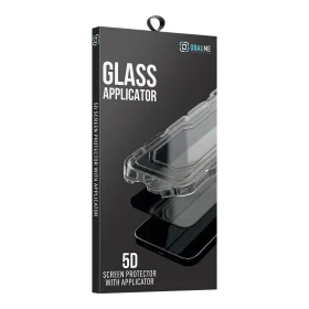 OBAL:ME 5D Tvrzené Sklo s Aplikátorem pro Apple iPhone 15/16 Black