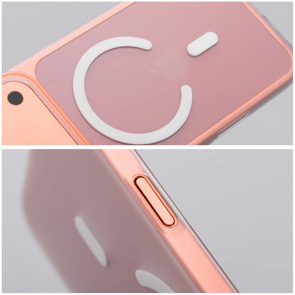 Case for Xiaomi Redmi 17 4G / 5G Go Orange compatible with MagSafe transparent