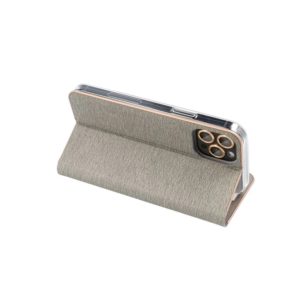 Flip case for Xiaomi Redmi 17 4G / 17 5G EU Luna Book Gold silver