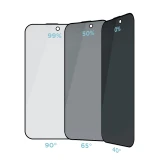 OBAL:ME Privacy 5D Tvrzené Sklo s Aplikátorem pro Apple iPhone 15/16 Black