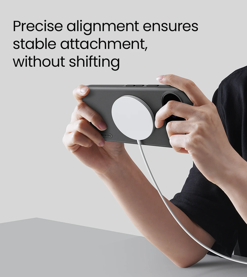 Nillkin Super Frosted PRO Magnetic Zadní Kryt pro Google Pixel 11 Transparent Black