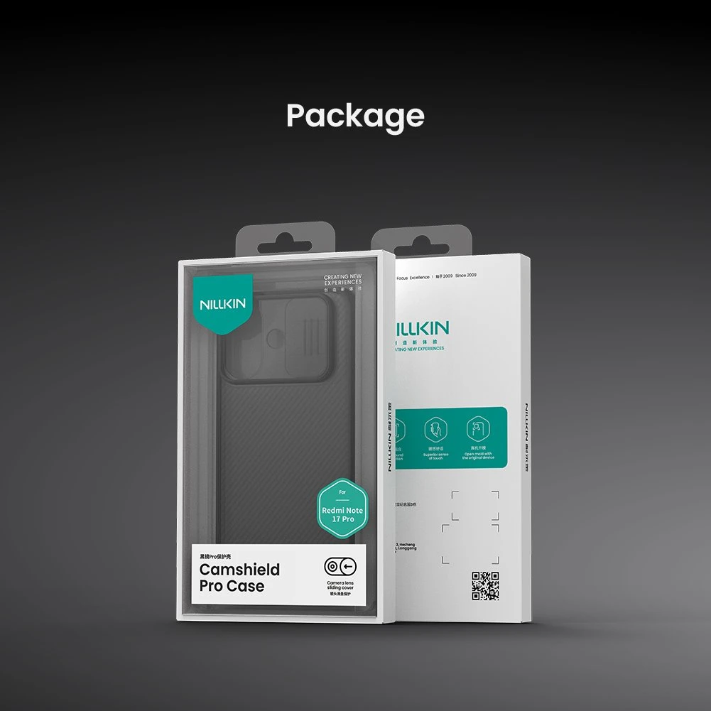 Nillkin CamShield PRO Zadní Kryt pro Xiaomi Redmi Note 17 Pro 5G Black