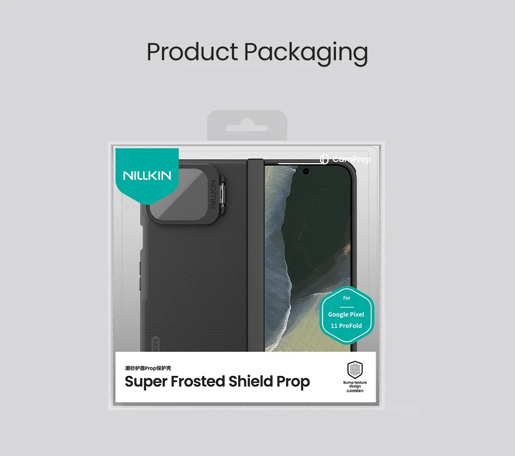 Nillkin Super Frosted Prop Magnetic Zadní Kryt pro Google Pixel 11 Pro Fold Black