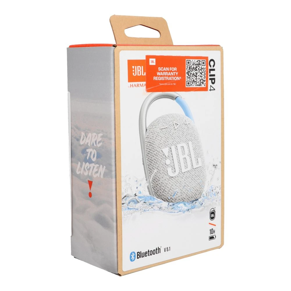 JBL Clip 4 ECO bílá