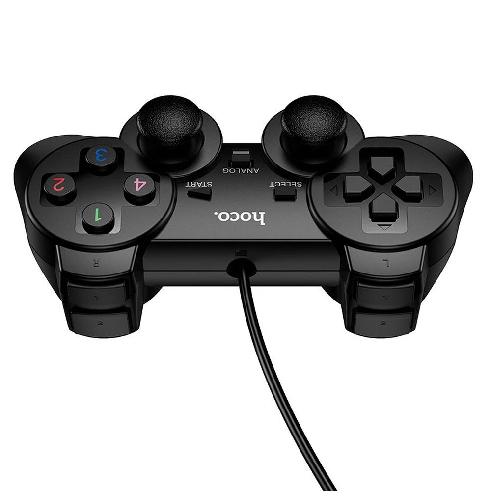 Wire gamepad Hoco for PC Fast Link GA3 black