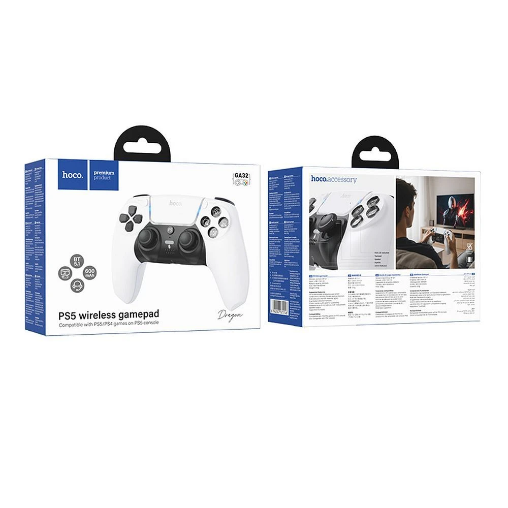 Hoco GA32 pro PS5 bílá