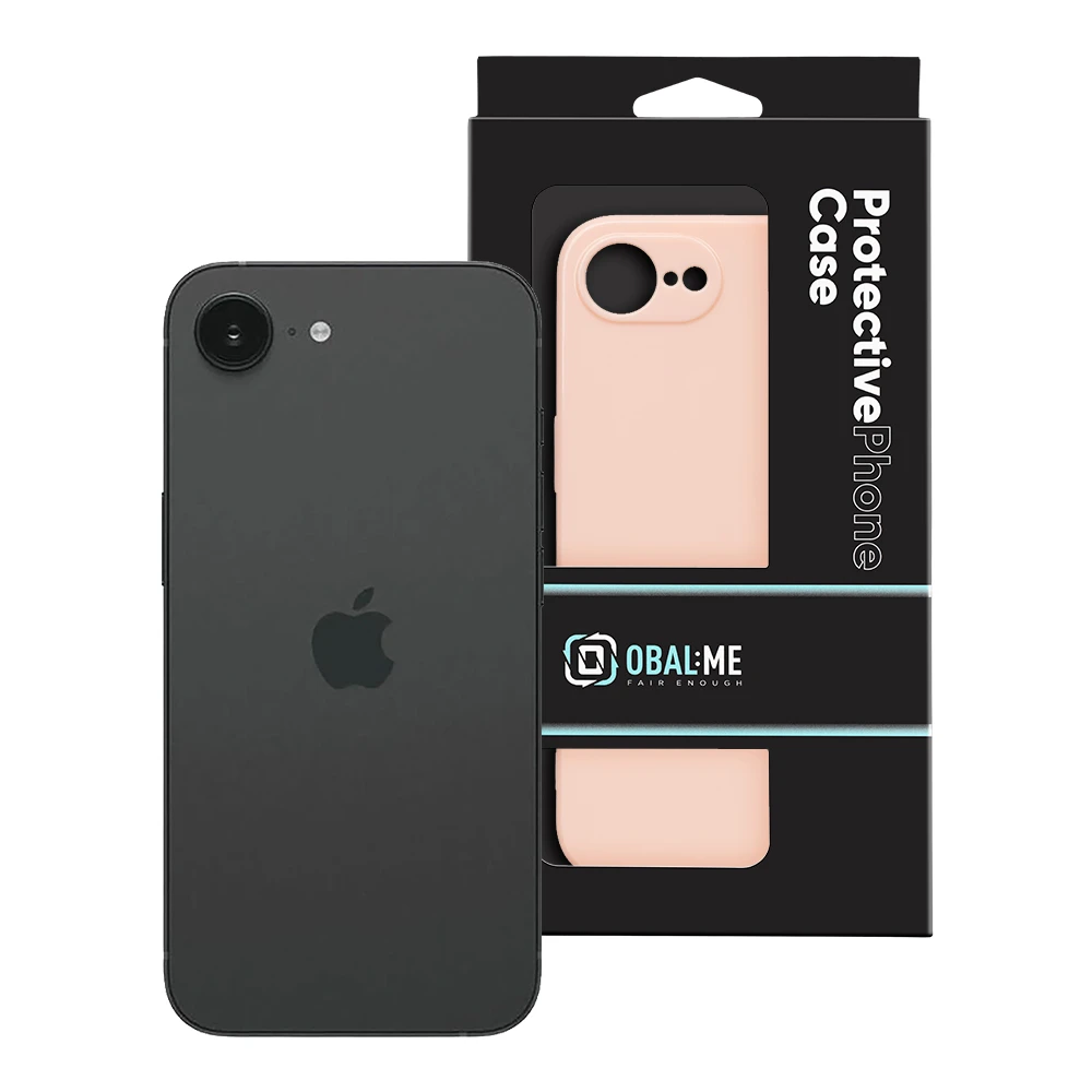 OBAL:ME Glossy Kryt pro Apple iPhone 16e/17e Blush