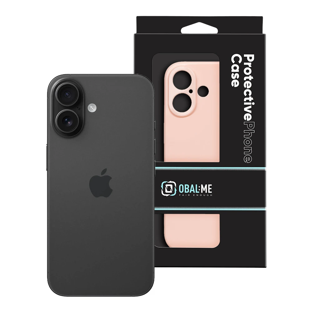 Zadní kryt OBAL:ME Glossy pro Apple iPhone 16, blush