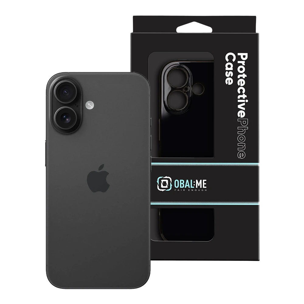 OBAL:ME Glossy Kryt pro Apple iPhone 16 Black