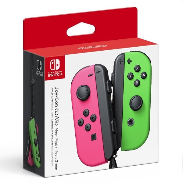 Sada Nintendo Joy-Con, zelená/růžová