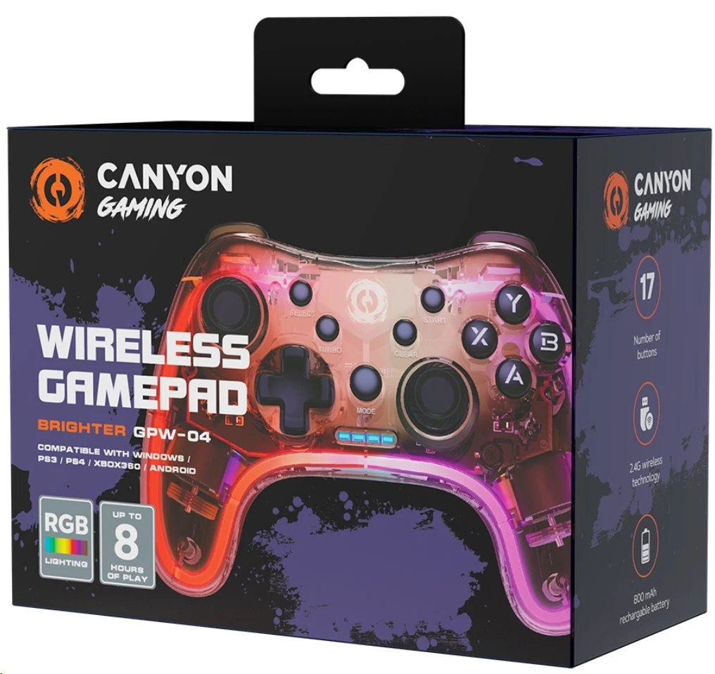 Canyon GPW-04 RGB 5v1 pro PS3 / PS4 / XBOX / Android TV / PC